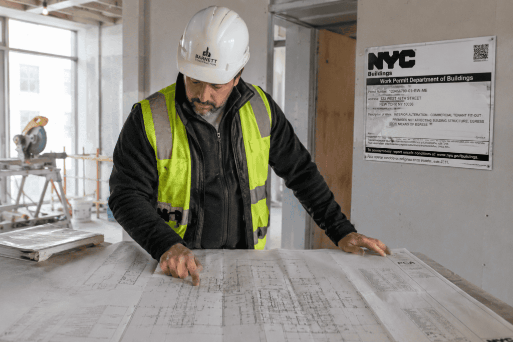 nyc dob permit buildout process